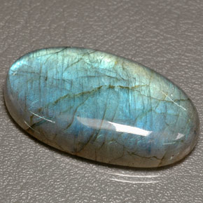 Labradorite Multicolore naturale da 61.83 ct, Trasparente, Trasparente/Traslucido
