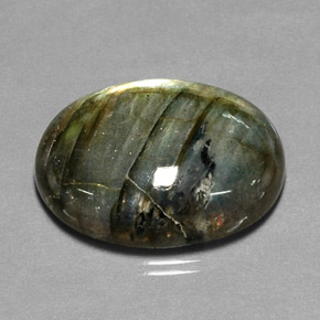 Labradorite naturale multicolore da 32,58 ct, trasparente, trasparente/traslucido