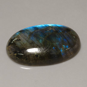 Labradorite naturale multicolore da 31,68 ct, trasparente, trasparente/traslucido