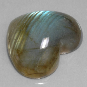 Labradorite Multicolore naturale da 12.26 ct, Trasparente, Trasparente/Traslucido