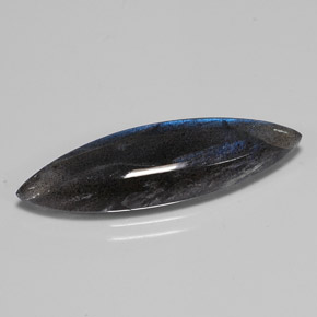 Labradorite naturale multicolore da 7,34 ct, trasparente, trasparente/traslucido