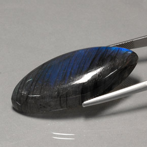 Labradorite Multicolore naturale da 49.68 ct, Trasparente, Trasparente/Traslucido