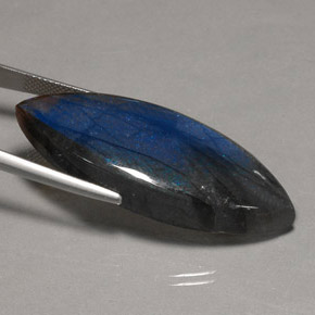 Labradorite Multicolore naturale da 43.96 ct, Trasparente, Trasparente/Traslucido