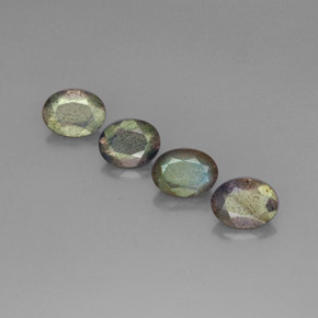 Labradorite naturale multicolore da  ct, trasparente, trasparente/traslucido