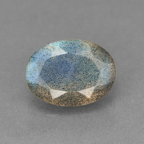 Labradorite naturale multicolore da 1,07 ct, trasparente, trasparente/traslucido