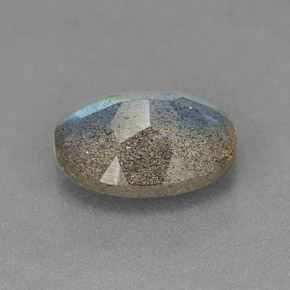 Labradorite naturale multicolore da 1,07 ct, trasparente, trasparente/traslucido