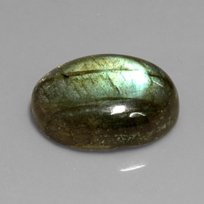 Labradorite multicolore naturale da 12,73 ct, trasparente, trasparente/traslucido