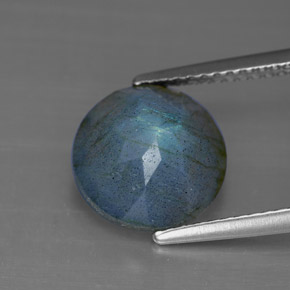 Labradorite naturale multicolore da 3,36 ct, trasparente, trasparente/traslucido