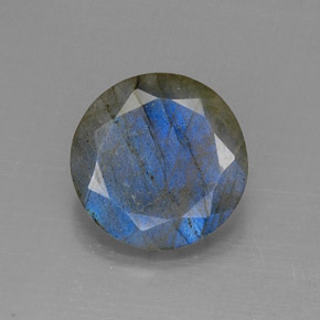 Labradorite Multicolore naturale da 9.11 ct, Trasparente, Trasparente/Traslucido