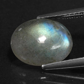 Labradorite naturale multicolore da 2,99 ct, trasparente, trasparente/traslucido