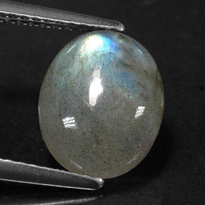 Labradorite naturale multicolore da 2,99 ct, trasparente, trasparente/traslucido