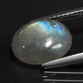Labradorite naturale multicolore da 2,99 ct, trasparente, trasparente/traslucido