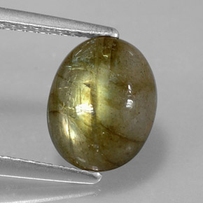 Labradorite naturale multicolore da 2,59 ct, trasparente, trasparente/traslucido
