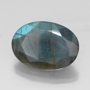 Labradorite Multicolore naturale da 10.88 ct, Taglio ovale, Traslucido