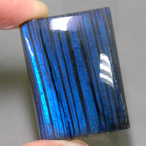 Labradorite Multicolore naturale da 111.35 ct, Taglio a baguette, Traslucido