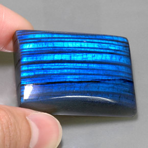 Labradorite Multicolore naturale da 111.35 ct, Taglio a baguette, Traslucido