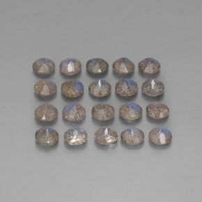 Labradorite naturale multicolore da  ct, trasparente, trasparente/traslucido
