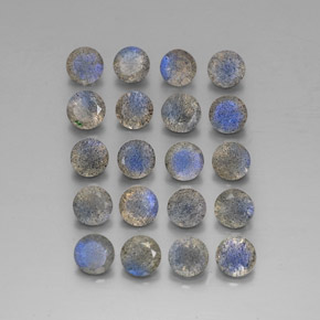 Labradorite naturale multicolore da  ct, trasparente, trasparente/traslucido