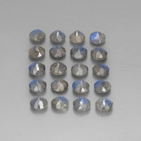 Labradorite naturale multicolore da  ct, trasparente, trasparente/traslucido
