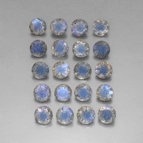 Labradorite naturale multicolore da  ct, trasparente, trasparente/traslucido
