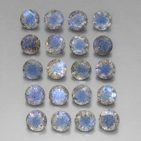 Labradorite naturale multicolore da  ct, trasparente, trasparente/traslucido