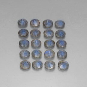 Labradorite naturale multicolore da  ct, trasparente, trasparente/traslucido