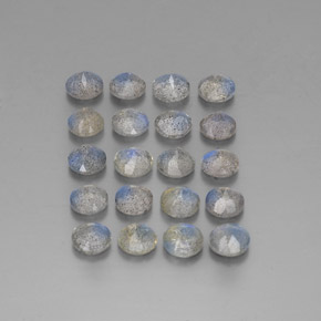 Labradorite naturale multicolore da  ct, trasparente, trasparente/traslucido