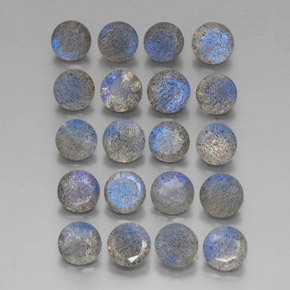 Labradorite naturale multicolore da  ct, trasparente, trasparente/traslucido