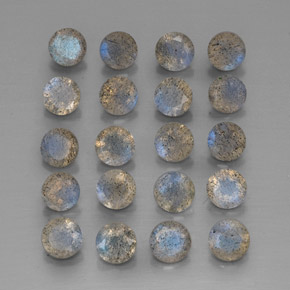 Labradorite naturale multicolore da  ct, trasparente, trasparente/traslucido
