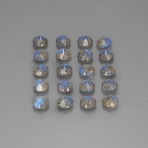Labradorite naturale multicolore da  ct, trasparente, trasparente/traslucido