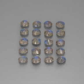 Labradorite naturale multicolore da  ct, trasparente, trasparente/traslucido