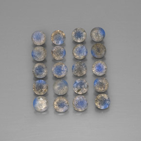 Labradorite naturale multicolore da  ct, trasparente, trasparente/traslucido