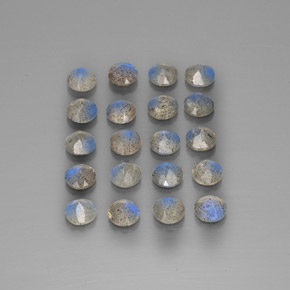 Labradorite naturale multicolore da  ct, trasparente, trasparente/traslucido