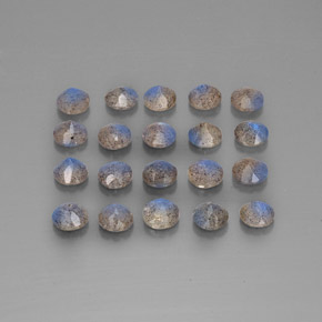 Labradorite naturale multicolore da  ct, trasparente, trasparente/traslucido