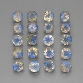 Labradorite naturale multicolore da  ct, trasparente, trasparente/traslucido