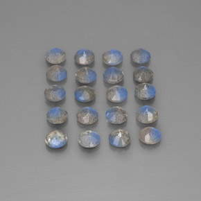 Labradorite naturale multicolore da  ct, trasparente, trasparente/traslucido