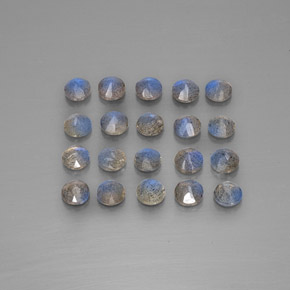Labradorite naturale multicolore da  ct, trasparente, trasparente/traslucido