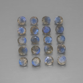 Labradorite naturale multicolore da  ct, trasparente, trasparente/traslucido