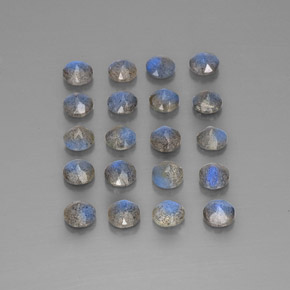 Labradorite naturale multicolore da  ct, trasparente, trasparente/traslucido
