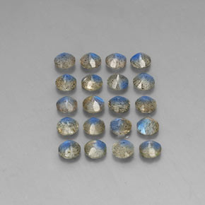 Labradorite naturale multicolore da  ct, trasparente, trasparente/traslucido