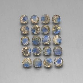 Labradorite naturale multicolore da  ct, trasparente, trasparente/traslucido
