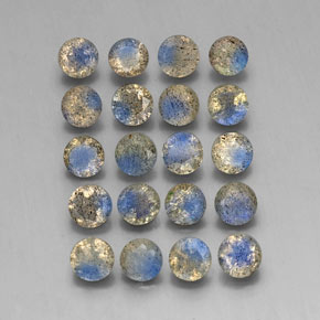 Labradorite naturale multicolore da  ct, trasparente, trasparente/traslucido