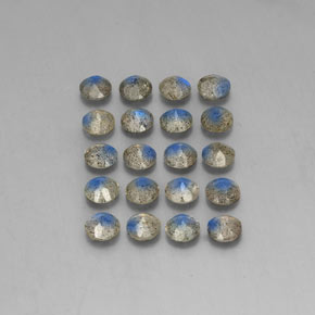 Labradorite naturale multicolore da  ct, trasparente, trasparente/traslucido