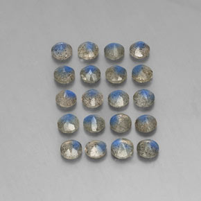 Labradorite naturale multicolore da  ct, trasparente, trasparente/traslucido
