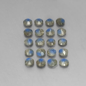 Labradorite naturale multicolore da  ct, trasparente, trasparente/traslucido
