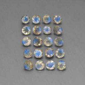 Labradorite naturale multicolore da  ct, trasparente, trasparente/traslucido