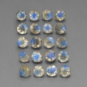 Labradorite naturale multicolore da  ct, trasparente, trasparente/traslucido