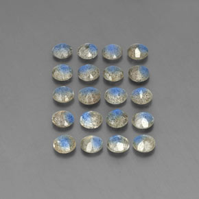 Labradorite naturale multicolore da  ct, trasparente, trasparente/traslucido