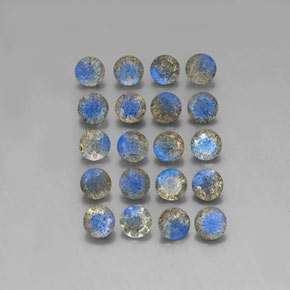 Labradorite naturale multicolore da  ct, trasparente, trasparente/traslucido