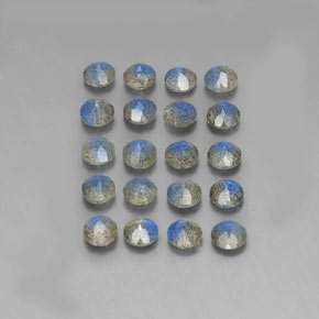 Labradorite naturale multicolore da  ct, trasparente, trasparente/traslucido